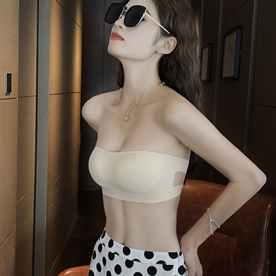 taobao agent Underwear, tube top, push up bra, non-slip invisible bra top, beautiful back