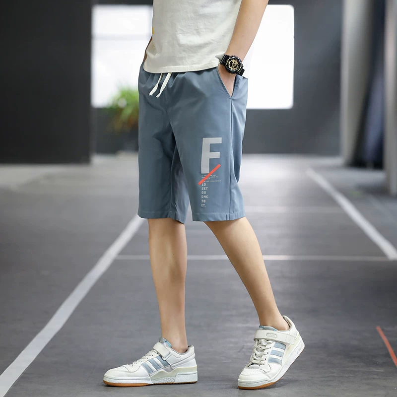 Thin shorts, silk casual trousers, oversize