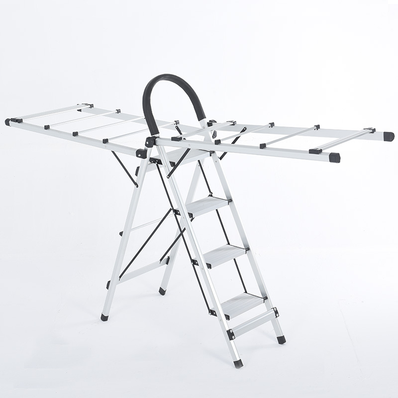 Buy Shouyu multifunctional ladder clothes rack aluminum alloy four