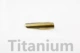 Титановая наклейка с защитой вилки (длинная) золото