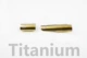 Титановая наклейка с защитой вилки (длинная+короткая) золото