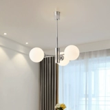 Современная и минималистичная люстра для гостиной для спальни, скандинавский кремовый креативный светильник
