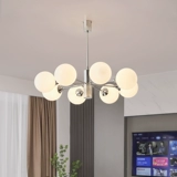 Современная и минималистичная люстра для гостиной для спальни, скандинавский кремовый креативный светильник