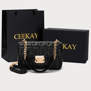 Ceekay, цепь, расширенная сумка через плечо, небольшая сумка, в стиле Шанель, на цепочке