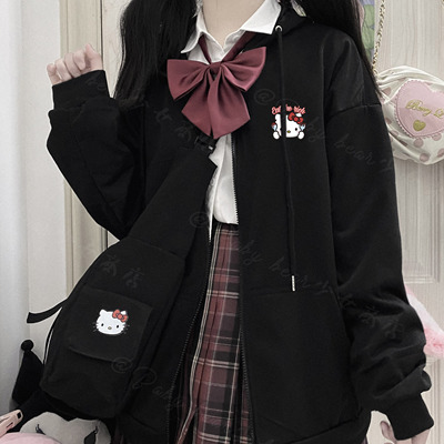 taobao agent Cute Japanese thin hoody, jacket, long sleeve
