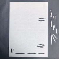 Комбинация цветов и листьев № 11 (2) Отпуск листьев различной формы 2