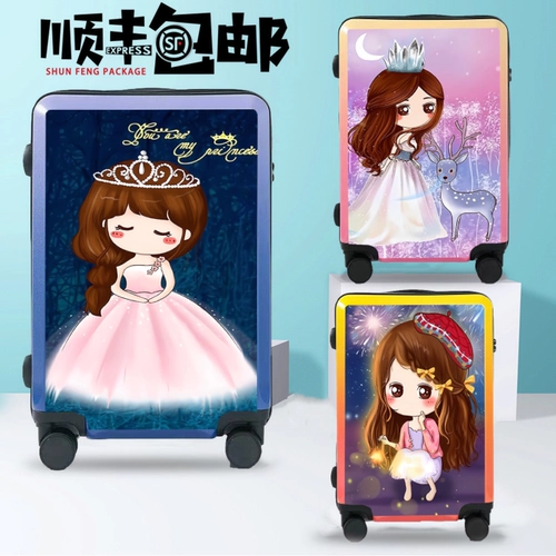 Мультяшный универсальный милый чемодан, 20 дюймов