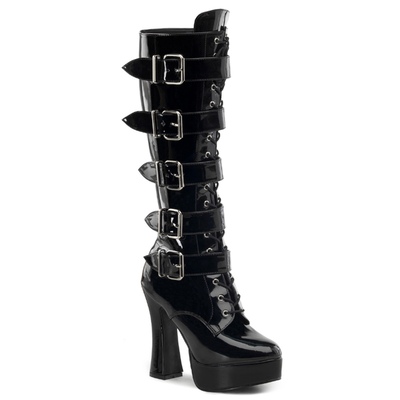taobao agent Pleaser Electra-2042 American genuine Gothic versatile mid-to-mid-boots show thin high heels boots