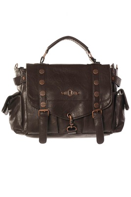 taobao agent Spot BanNed's official Gothic dark rock steam steaming brown retro handbag