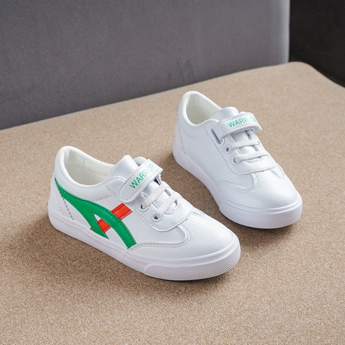 Warrior, детская белая обувь для мальчиков, классические дышащие кроссовки, модель весна/осень 2025 года