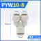 Đầu nối nhanh khí nén Airtac APU thẳng qua APG APE đường kính thay đổi APY phích cắm nhanh khí quản ba chiều 4 6 8 10 đầu nối hơi máy nén khí đầu nối ống khí Đầu nối khí nén