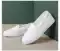 Giày y tá màu trắng mới dành cho nữ mũi tròn, gót phẳng, đế nhẹ, mềm, đi thoải mái và thoáng khí, giày chuyên dùng cho khách sạn và bệnh viện thẩm mỹ 