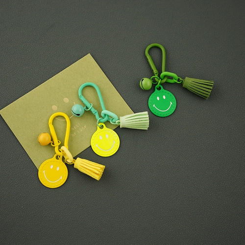 Брендовый двусторонний металлический милый брелок, сумка подходит для мужчин и женщин, подвеска с кисточками, Южная Корея