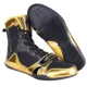 Профессиональная боксерская обувь золотая черная