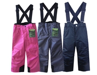 Детские лыжные уличные ветрозащитные водонепроницаемые зимние штаны для мальчиков, увеличенная толщина