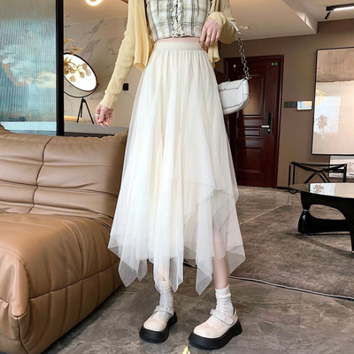 taobao agent Long summer fitted long skirt, plus size, high waist, A-line