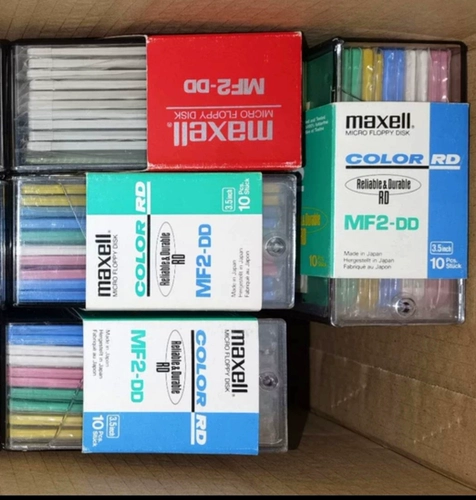 Maxell 720K Soft Disk MF2-DD DS DD Диск 3,5-дюймовый 720 КБ Япония гарантия недвижимости
