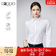 G2000 Women's 2021 Autumn New Business Dress Long Sleeve White Shirt Professional Commuter Work Interview Shirt