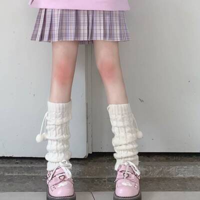 taobao agent Japanese socks, demi-season knee pads, Lolita style