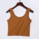 Thể dục thể thao vest nữ mặc mùa hè chạy yoga sling top màu đen tuyền bên trong không tay áo vest dưới - Áo ba lỗ