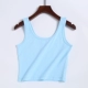 Thể dục thể thao vest nữ mặc mùa hè chạy yoga sling top màu đen tuyền bên trong không tay áo vest dưới - Áo ba lỗ