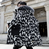 Мужской пуховик с пухом, длинная демисезонная утепленная куртка, средней длины