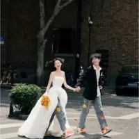 Реквизит для фотографии, свадебное платье, белый бюстгальтер-топ для влюбленных, ассиметричный крой