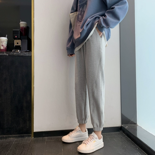 Демисезонные утепленные спортивные штаны для отдыха для школьников, свободный прямой крой