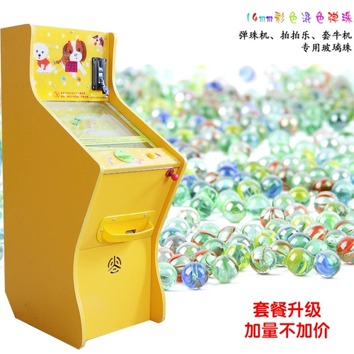 Глянцевый пинбольный автомат, бусины, детская глянцевая игровая приставка, 14мм