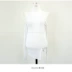 Được sản xuất cùng ngày, Dongdaemun, áo thun dài tay xẻ tà mỏng gợi cảm mới của Dongdaemun, Hàn Quốc, từ trên xuống dưới, xu hướng của phụ nữ - Áo phông Áo phông