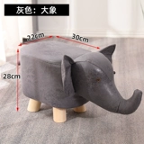 Дверная дверь гнома сменой в дверь смены обувного табурета детская карикатура Скамья Симпатичная креативная форма животных сет