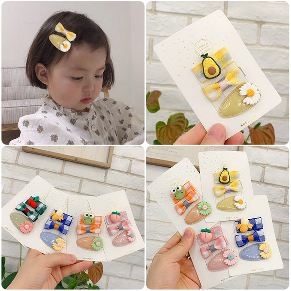 Детская милая заколка для волос для девочек, аксессуар для волос для принцессы, шпильки для волос для младенца, в западном стиле, в корейском стиле