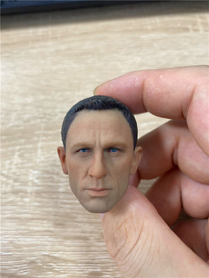 taobao agent 1/6 Daniel Craig James Bond 007 Agent Specter Soldier Head Sculpture Spot