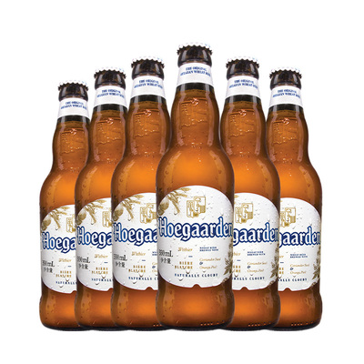 【24年2月11日到期】Hoegaarden福佳啤酒小麦精酿白啤330ml*6瓶装