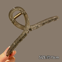 Большая заколка-крабик, 15см