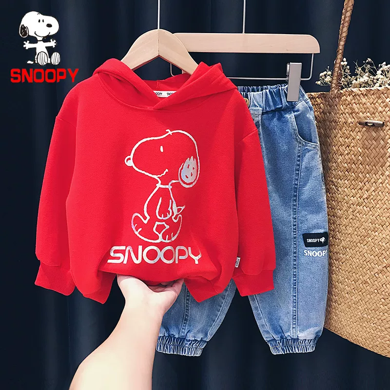 Nuby, snoopy, детский худи для мужчин и женщин, мультяшный осенний свитшот, коллекция 2023