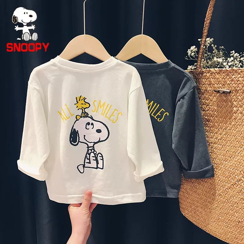 Nuby, Snoopy, детская базовая одежда: длинный рукав осенью, коллекция 2023