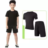 Детское спортивное боди, футбольный комплект для тренировок, баскетбольный быстросохнущий лонгслив, летние штаны для школьников для мальчиков, в обтяжку