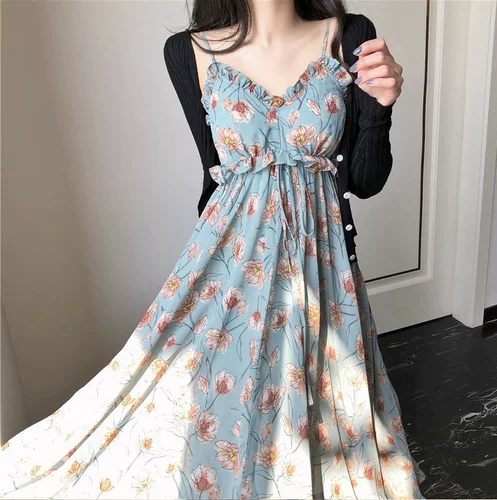 Осеннее сексуальное платье, юбка, платье-комбинация, комплект, коллекция 2022, французский стиль