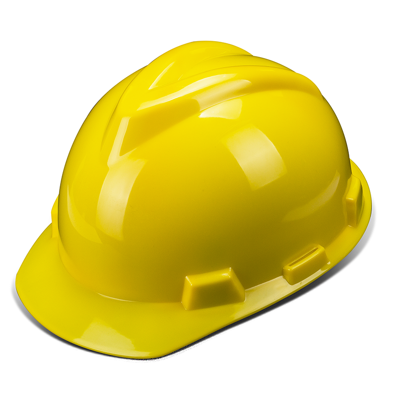 夏季国标工地安全帽透气加厚建筑工程施工头帽领导头盔男定做印字 (1627207:28327:颜色分类:V型(国标加厚)黄色)