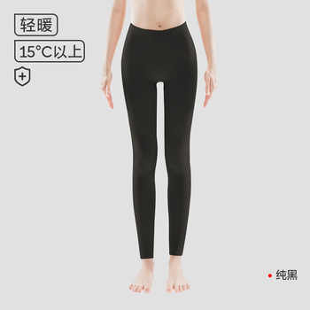 猫人保暖裤女士纯棉毛裤冬季加绒加厚女款德绒发热青少年打底秋裤实付17.4元到手包邮