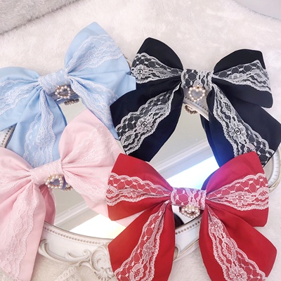 taobao agent Japanese genuine cute bow tie, brooch, Lolita style
