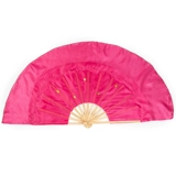 8 -INCH Real Silk Rongchang Fan Dancing Special's Special Dance Gangbang Yunnan Yunnan Flower Drum Fan Практика фаната Xiahong Fan