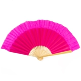 8 -INCH Real Silk Rongchang Fan Dancing Special's Special Dance Gangbang Yunnan Yunnan Flower Drum Fan Практика фаната Xiahong Fan