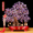 特大号金红底紫色财宝树
