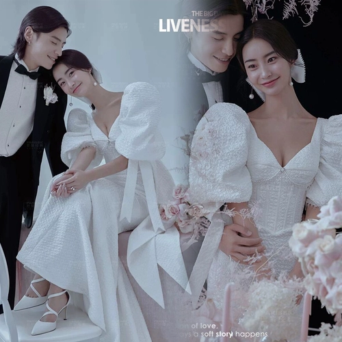 Реквизит для фотографии, ретро свадебное платье для влюбленных