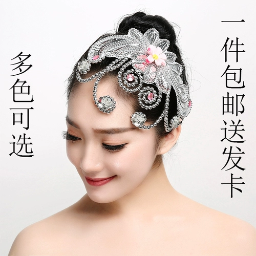 Современный этнический классический аксессуар для волос, блестки для ногтей