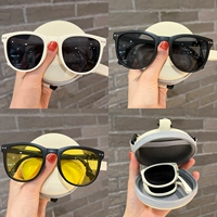 Детские солнцезащитные очки для мальчиков, летний детский модный солнцезащитный крем, в корейском стиле, УФ-защита