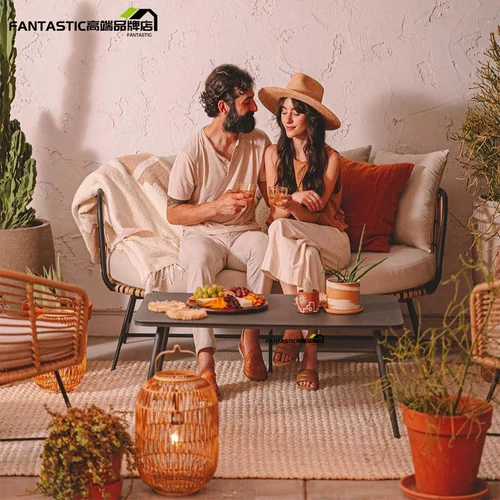 Фантастическая на открытом воздухе Vinemo диван балкон бомитический B & B Inn, маленькие подразделения, гостиная простой двойной диван