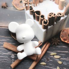 Ароматерапия DIY материалы/инструменты candle.lab | 不对称大小耳小熊diy香薰石膏扩香石手工硅胶模具25